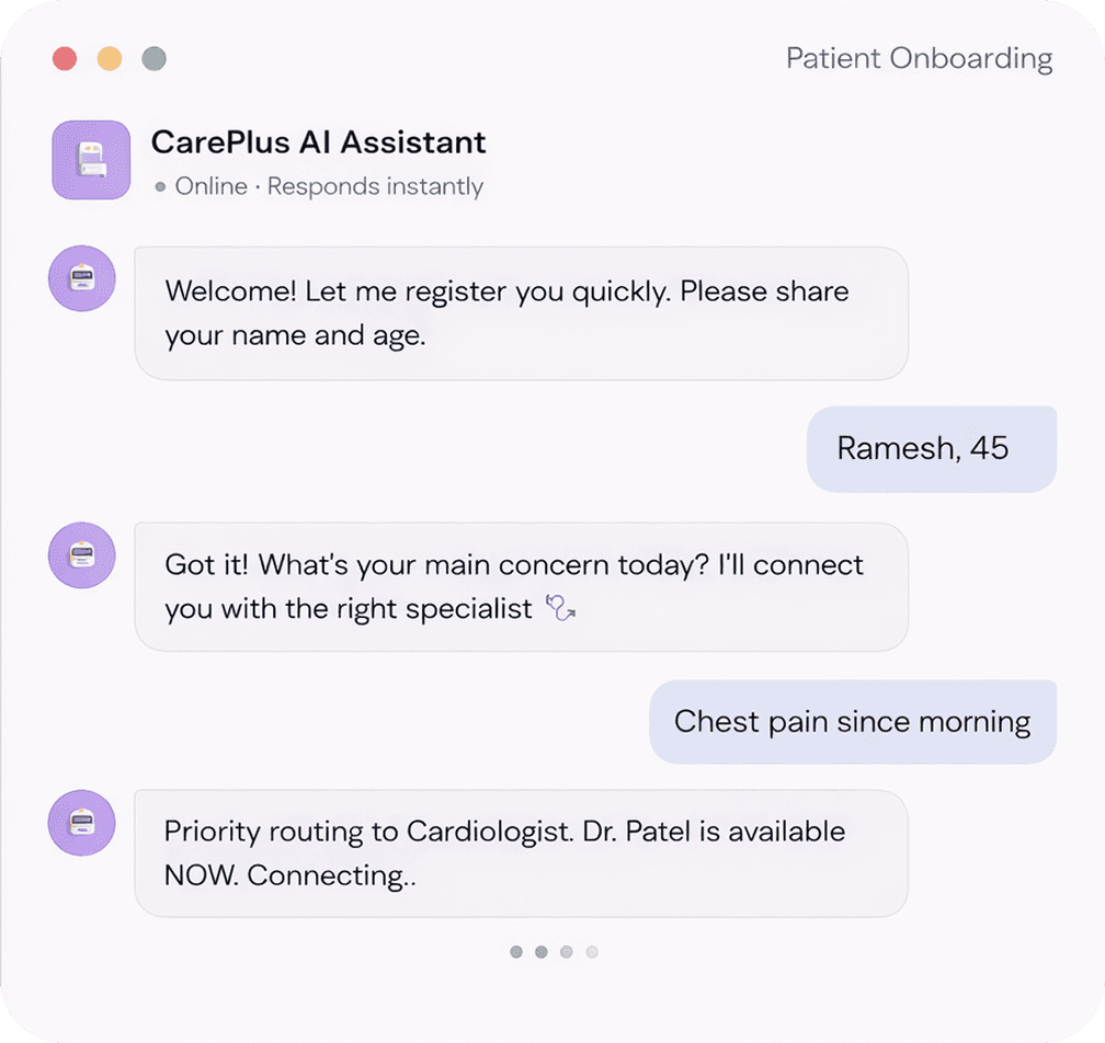 AI chat preview